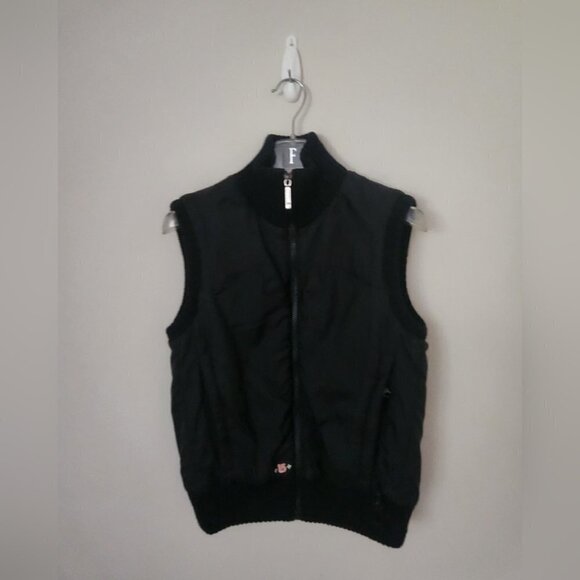 BURTON | Nylon vest jacket black embroidered sz XS - Picture 2 of 5